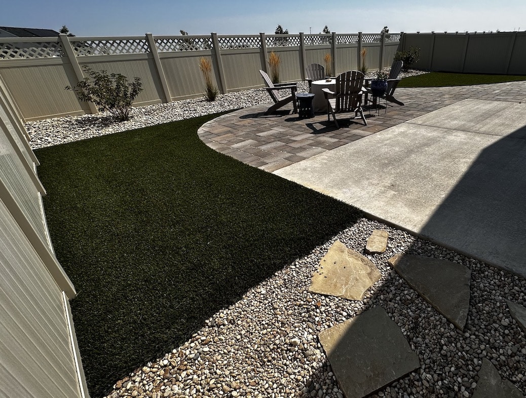 SYNLawn Idaho artificial turf lawn project