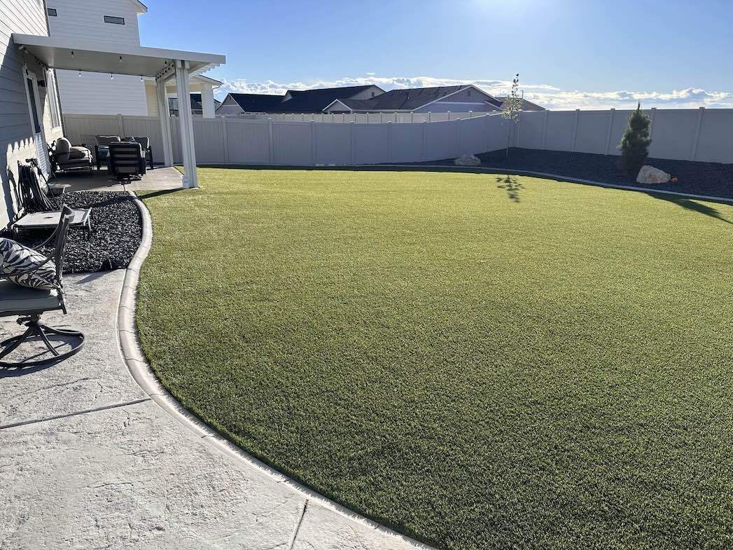 SYNLawn Idaho artificial grass project